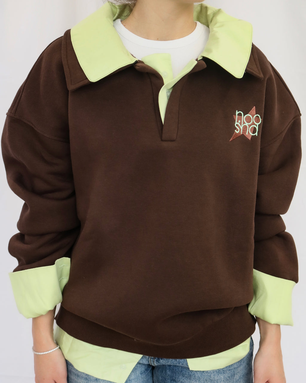 Lime Soda Oversized Polo